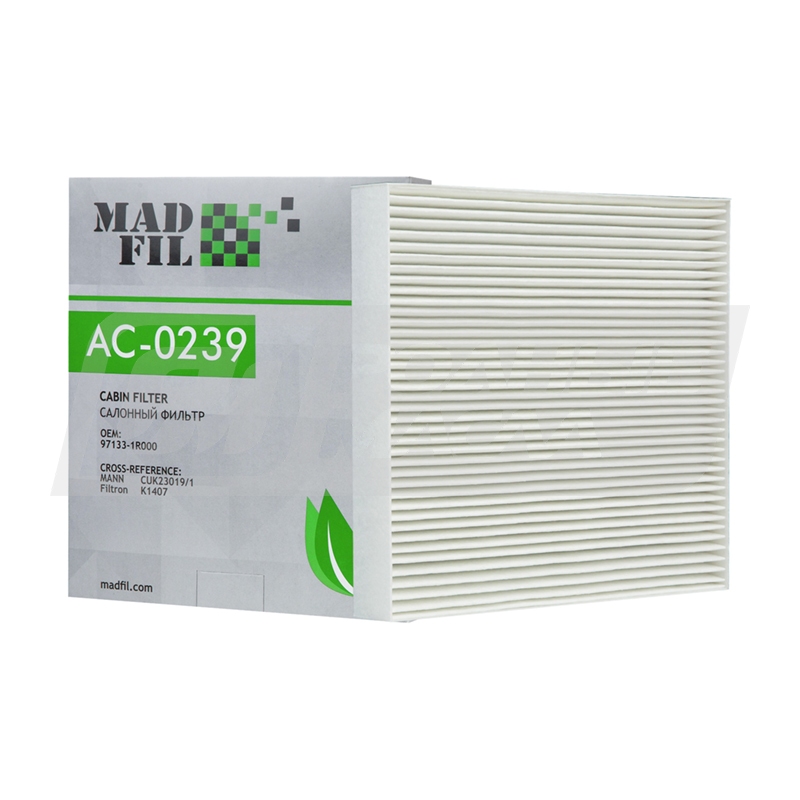 MADFIL AC-0239 (K 1407, CU 23019, AC-Hyundai/Kia 971331R000) AC0239